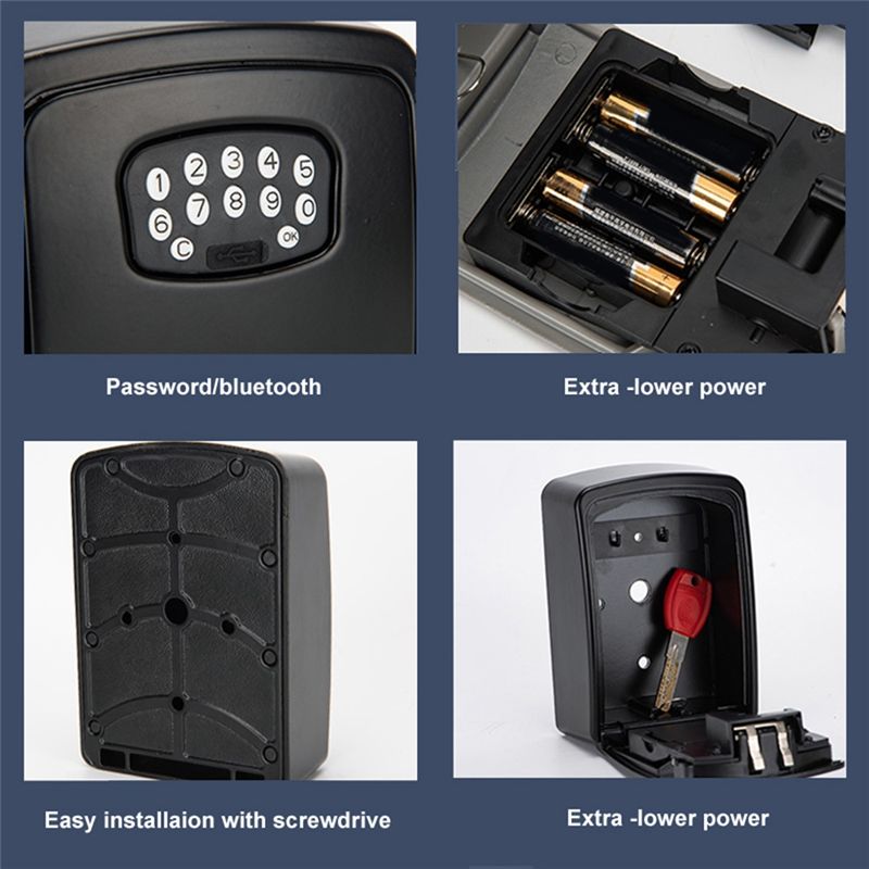 صندوق مفاتيح ذكي B68A TUYA مع  - مراجعة Lockbox Key Secure وسعره