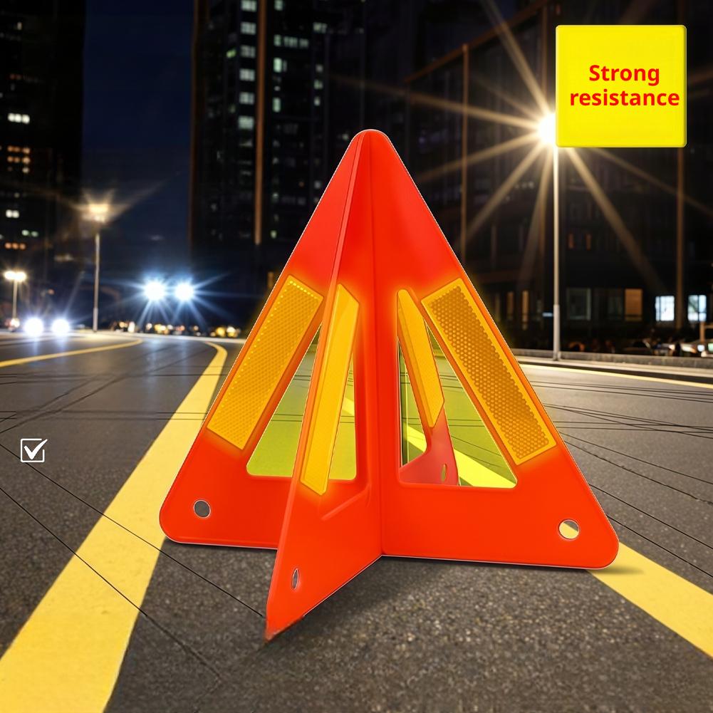 لافتة تحذير مثلثة عاكسة حمراء  - مراجعة Emergency Exit Sign وسعره