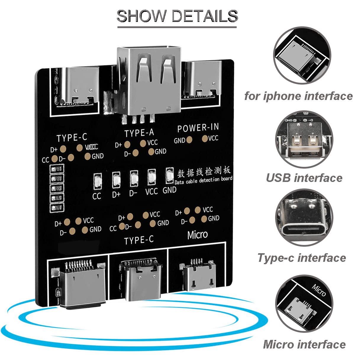 DT3 لوحة كشف كابل البيانات نوع - مراجعة Co Detector Plug وسعره