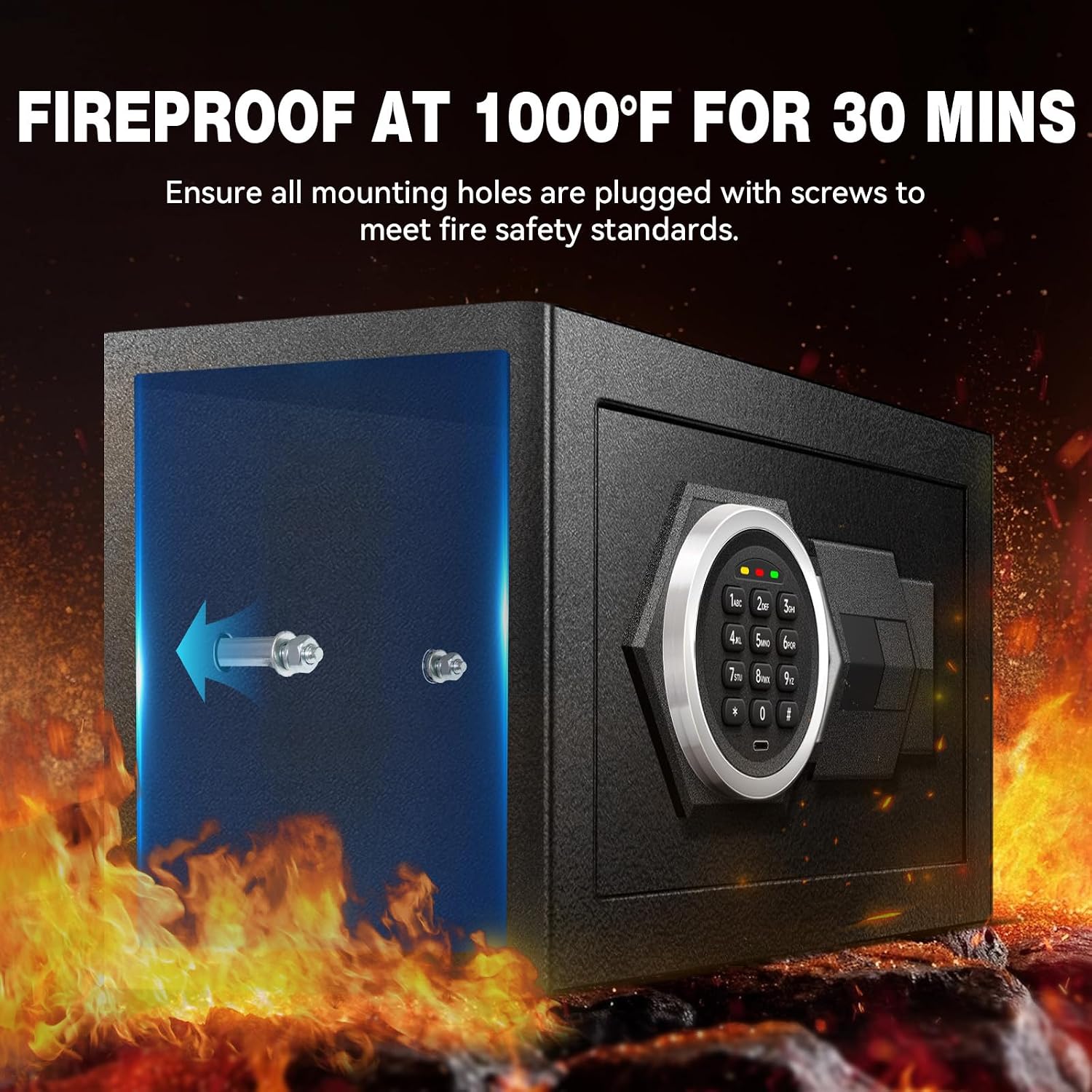 صندوق أمان منزلي مقاوم للحريق  - مراجعة Lockbox Key Secure وسعره
