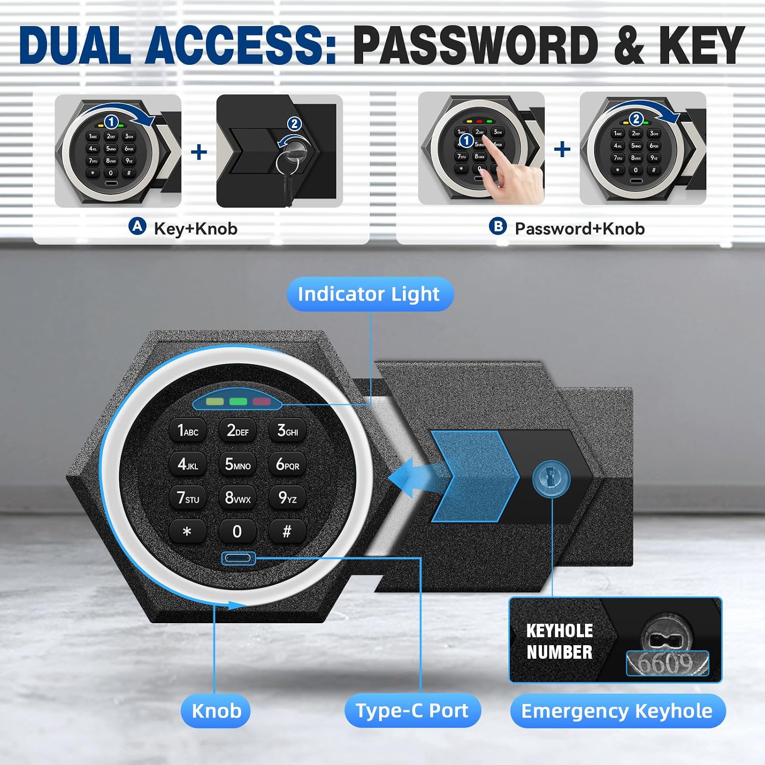 صندوق أمان منزلي مقاوم للحريق  - مراجعة Lockbox Key Secure وسعره