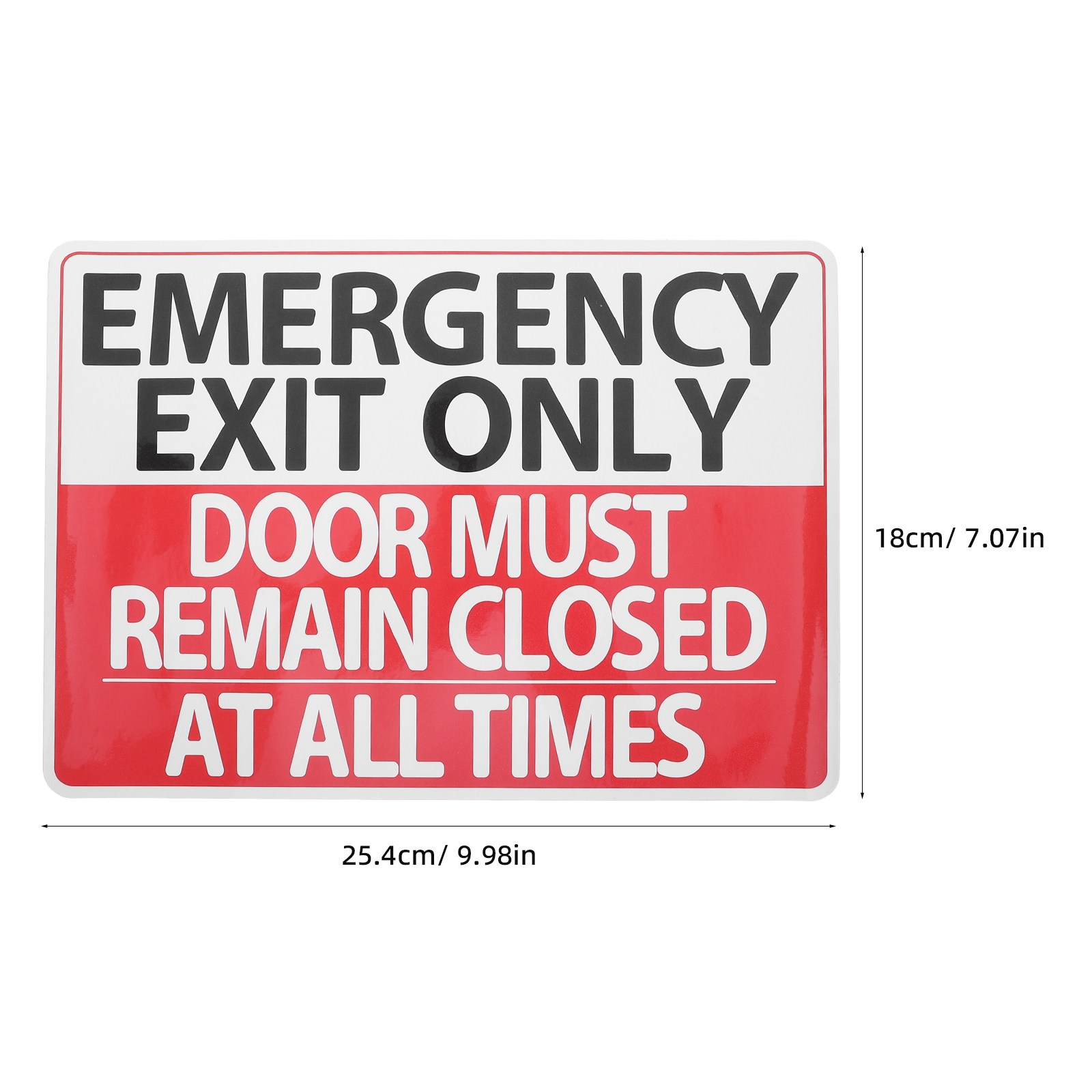 4 قطع من ملصقات علامات مخارج ا - مراجعة Emergency Exit Sign وسعره