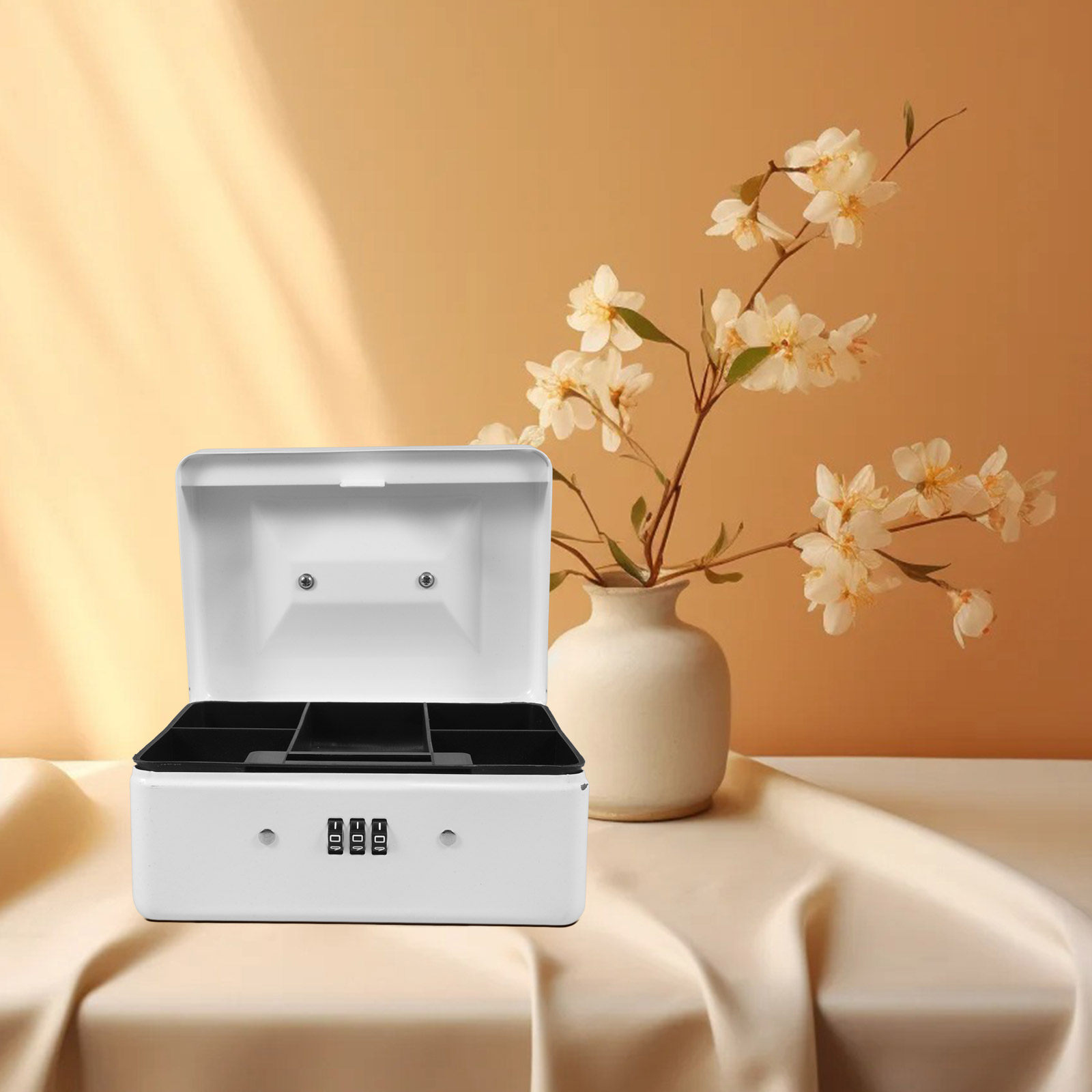 صندوق نقود فولاذي بقفل رقمي، ص - مراجعة Lockbox Key Secure وسعره