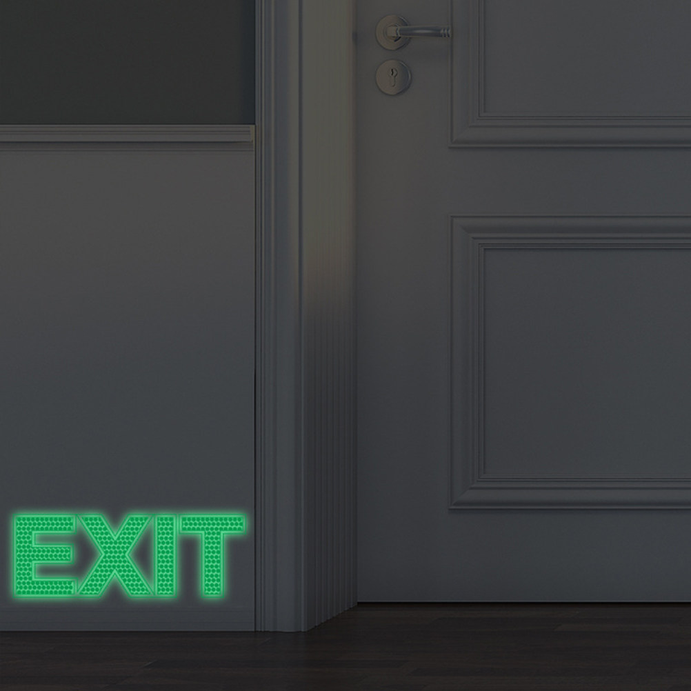 ملصق حائط مضيء للخروج، يتوهج ف - مراجعة Emergency Exit Sign وسعره