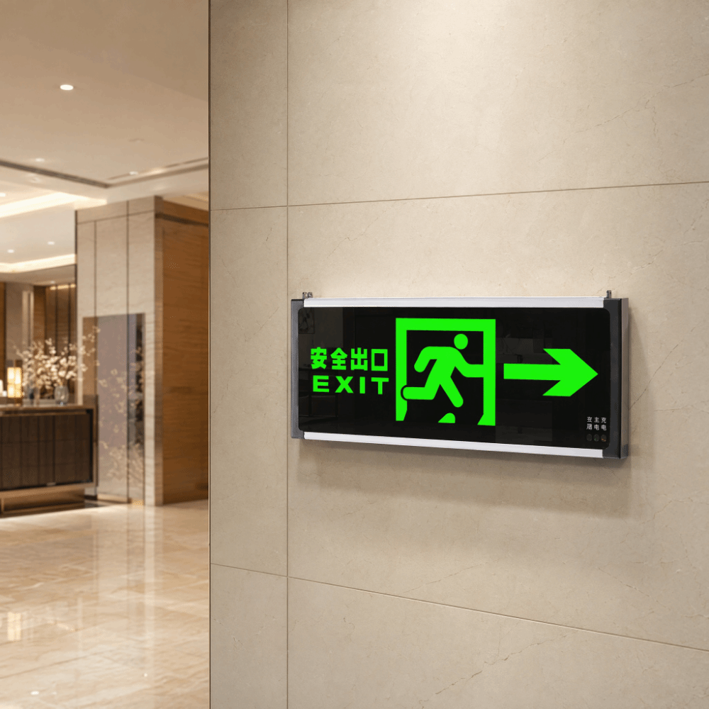 مصباح LED للخروج في حالات الطو - مراجعة Emergency Exit Sign وسعره